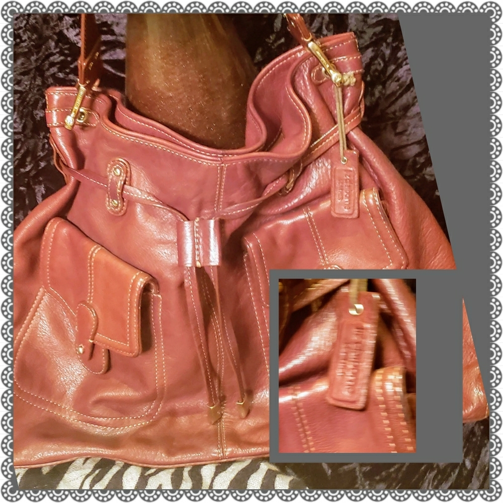 Boho bag.. Vintage leather Hobo/shoulder bag